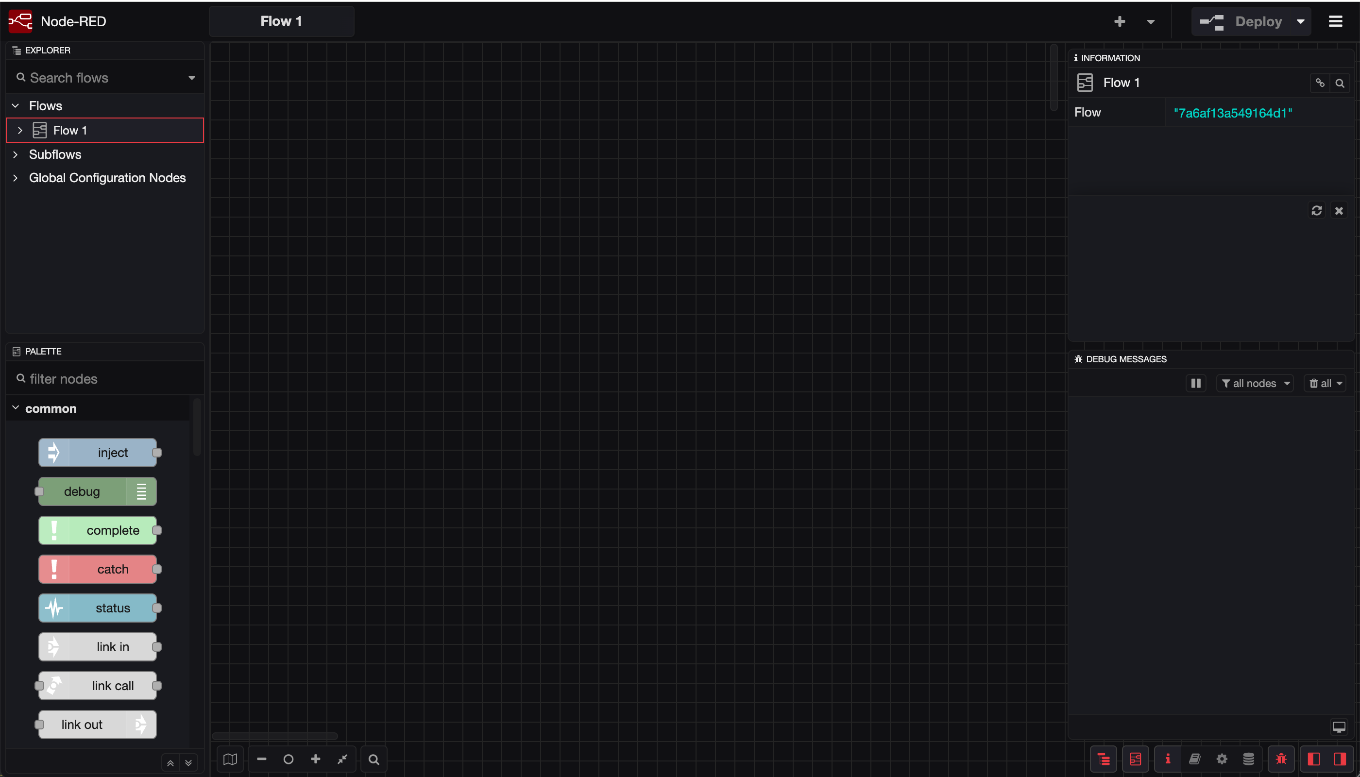 Node-RED 5 dark mode theme