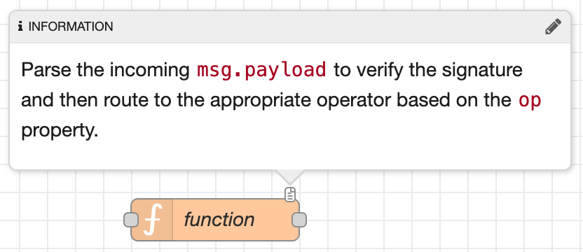 Node documentation badge